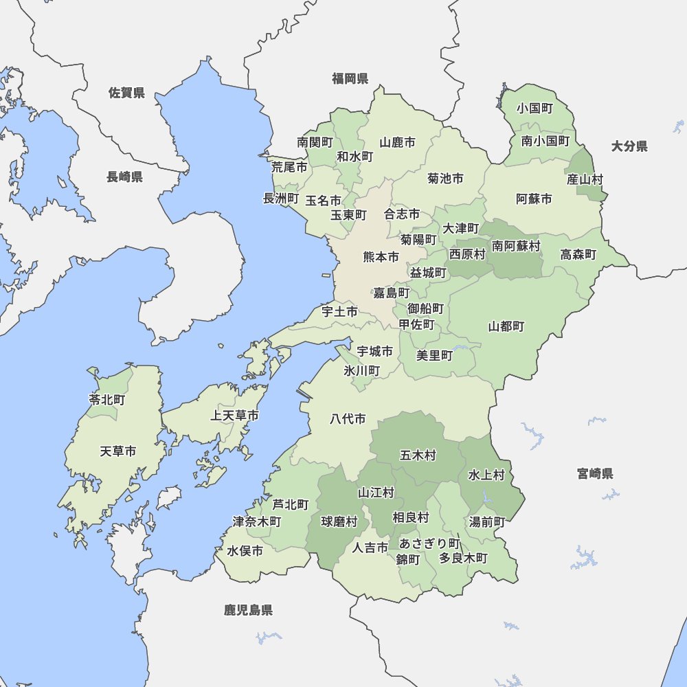 熊本県地図