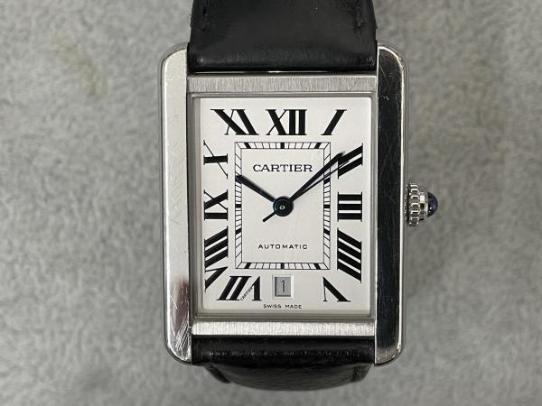 カルティエのタンクソロ XL WSTA0029のオーバーホールを行いました。