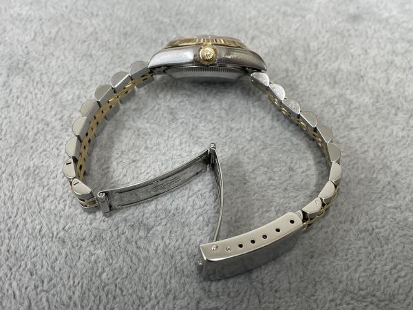 ロレックスのデイトジャスト Ref.69173Gのオーバーホールを行いました。