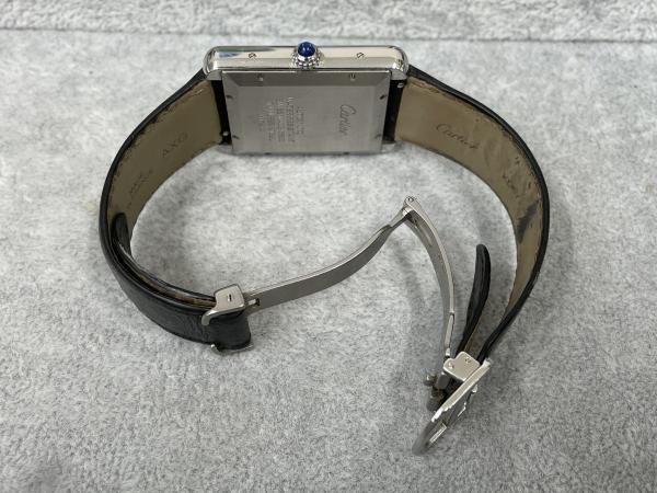 カルティエのタンクソロ XL WSTA0029のオーバーホールを行いました。
