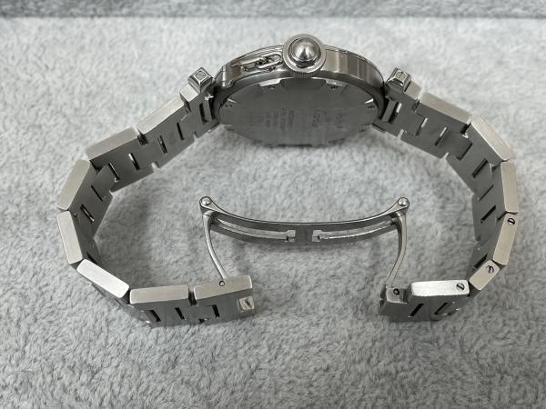 カルティエのパシャC ドゥ カルティエ W31015M7のオーバーホールを行いました。