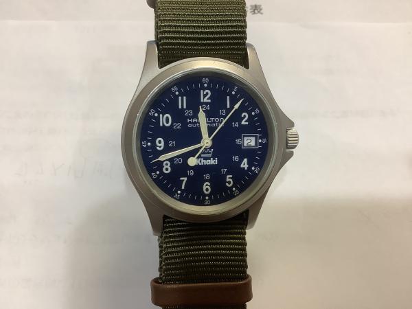 ハミルトンのカーキキング9823のオーバーホールを行いました。