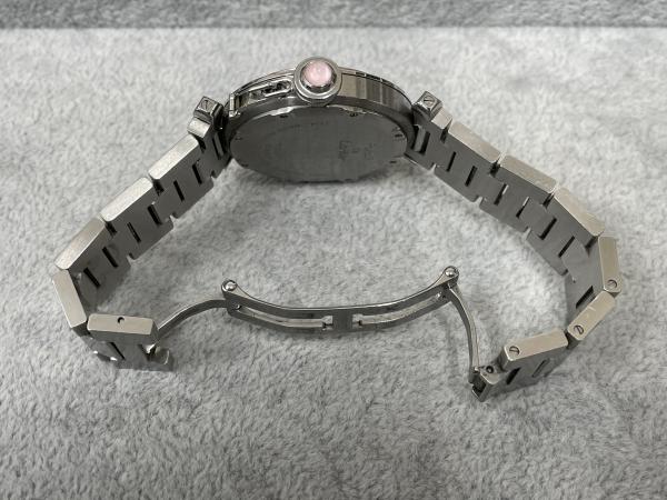カルティエのパシャC 2003 W3106499 ピンクシェルのオーバーホールを行いました。