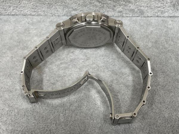 ブルガリのディアゴノスポーツ クロノグラフ CH35Sのオーバーホールを行いました。
