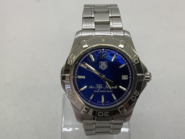 タグホイヤーのアクアレーサーWAF211F.BA0806のオーバーホールを行いました。