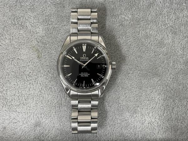 オメガのシーマスターアクアテラ デイト2518.50のオーバーホールを行いました。
