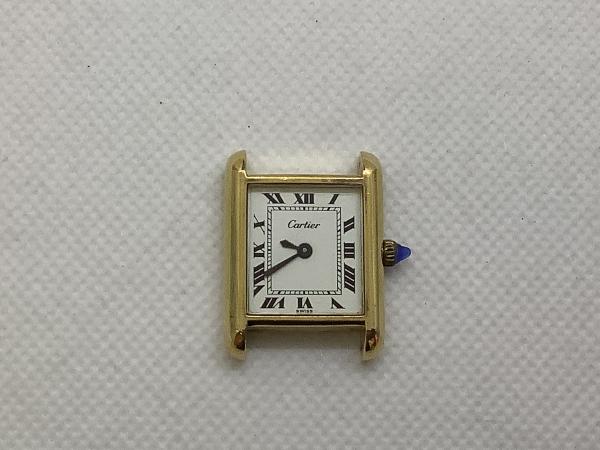 カルティエのプレマストタンクRef.5512105のオーバーホールを行いました。