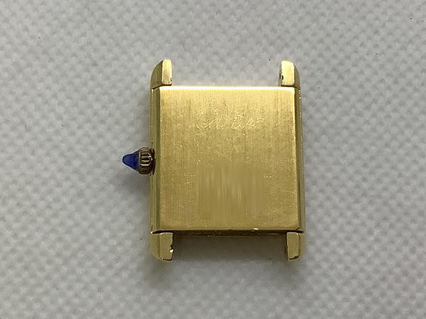 カルティエのプレマストタンクRef.5512105のオーバーホールを行いました。