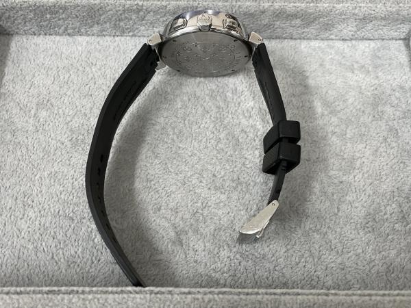 ルイヴィトンのタンブール クロノグラフQ1121のオーバーホールを行いました。