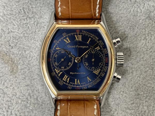 ジラール・ペルゴのリシュビルRef.2710のオーバーホールを行いました。