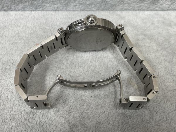 カルティエのパシャCビックデイトW31047M7のオーバーホールを行いました。