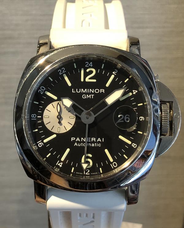 パネライのルミノールGMT PAM00088のオーバーホールを行いました。