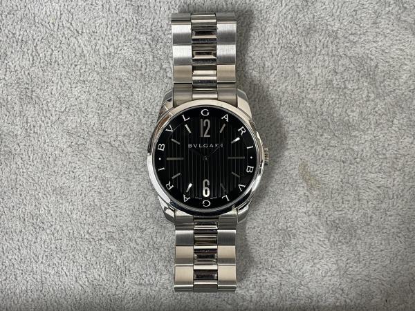 ブルガリのソロテンポST42Sのオーバーホールを行いました。