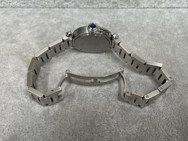 カルティエのミスパシャのオーバーホールを行いました。