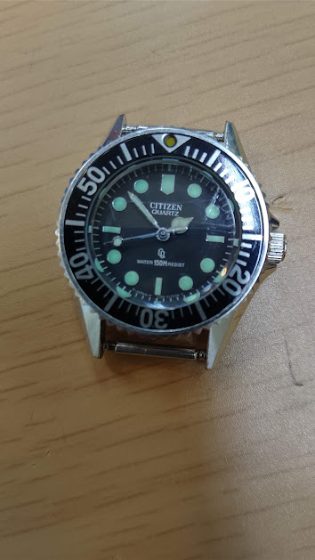 シチズンダイバーズ150M GN-4-Sのオーバーホールを行いました。