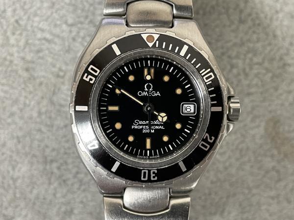オメガのシーマスタープロフェッショナル200mレディースのオーバーホールを行いました。