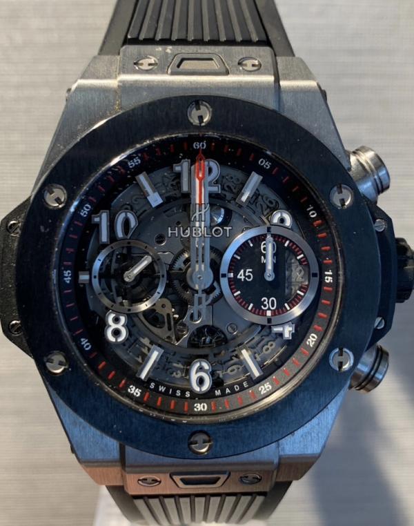 ウブロのビッグバン ウニコ411.NM.1170.RXのオーバーホールを行いました。