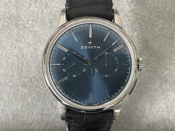 ゼニスのエリートクロノグラフ クラシック03.2272.4069/01.C700のオーバーホールを行いました。