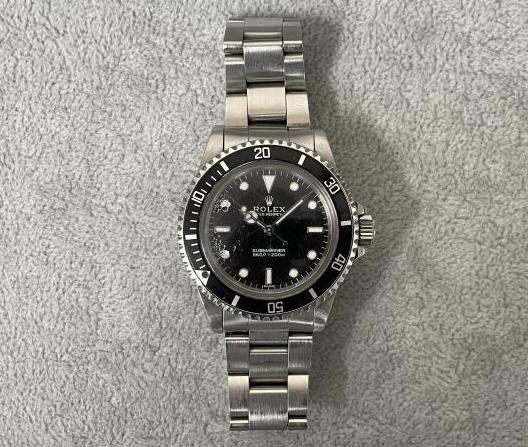 ロレックスのサブマリーナ5513のオーバーホールを行いました。