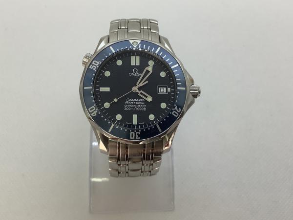 オメガのシーマスター300mプロフェッショナルRef.2561.80のオーバーホールを行いました。
