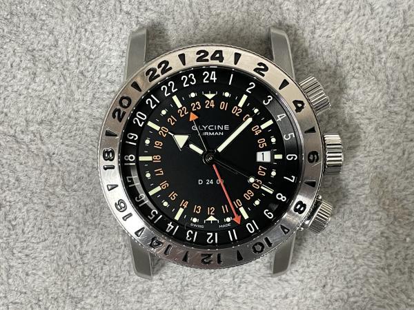 グライシンのエアマン ダブル24 リミテッドHA-7027のオーバーホールを行いました。