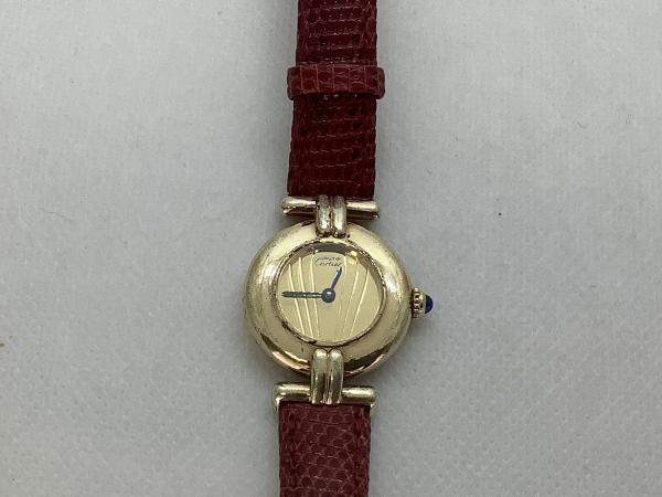 カルティエのマストコリゼ ヴェルメイユ590002のオーバーホールを行いました。