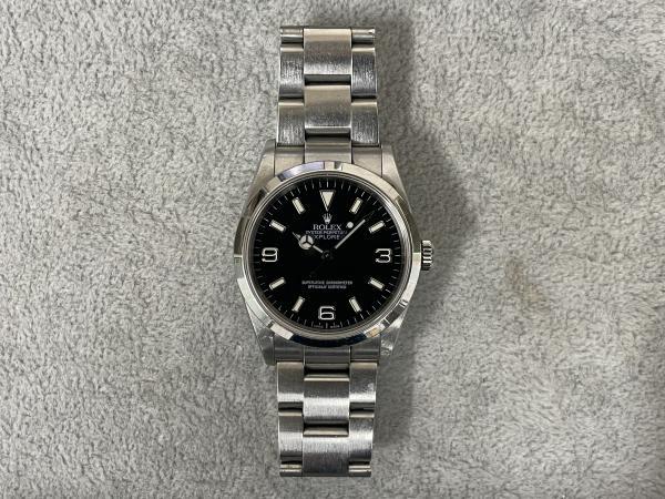 ロレックスのエクスプローラー1 114270のオーバーホールを行いました。
