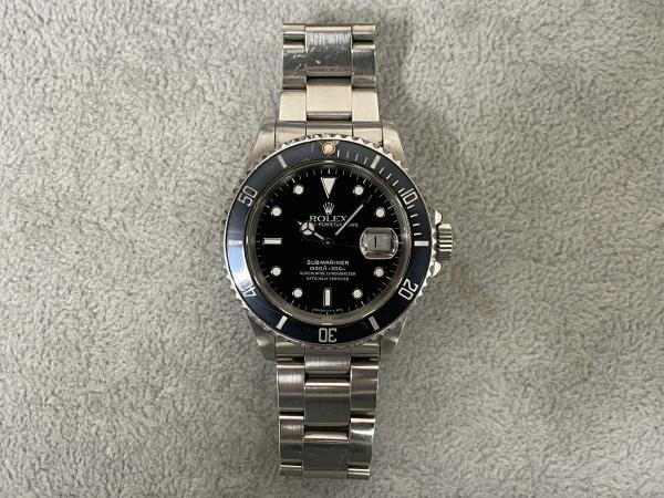 ロレックスのサブマリーナデイト16610のオーバーホールを行いました。
