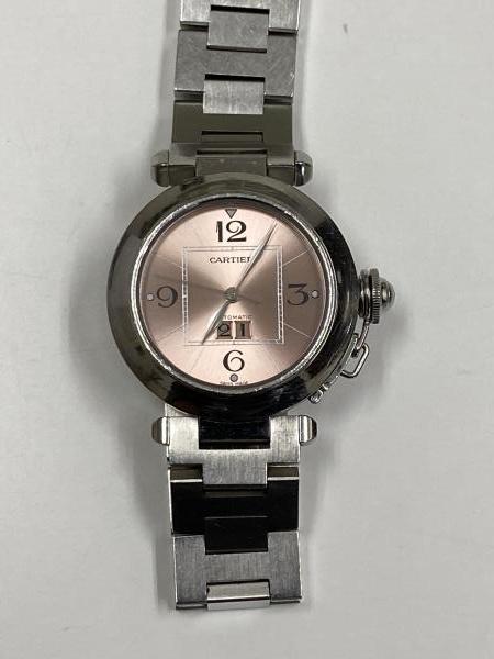 カルティエのパシャＣ ビッグデイトW31058Mのオーバーホールを行いました。