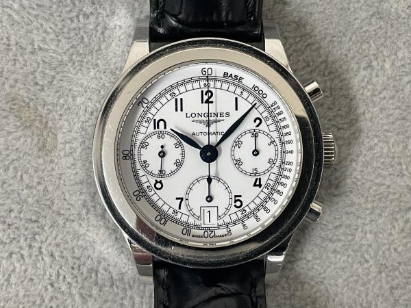 ロンジンのヘリテージ1942 2.768.4.13.2のオーバーホールを行いました。