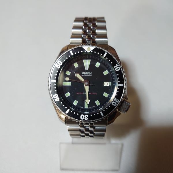 セイコー5thダイバー7002ビンテージのオーバーホールを行いました。