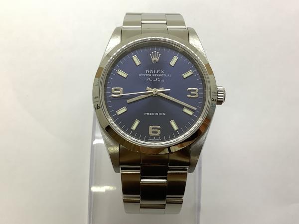 ロレックスのエアキング14000Mのオーバーホールを行いました。
