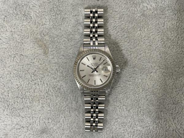 ロレックスのデイトジャスト79174のオーバーホールを行いました。