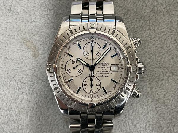 ブライトリングのクロノマットエボリューションA13356のオーバーホールを行いました。