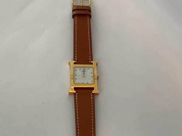 エルメスのHウォッチＨＨ1.201のオーバーホールを行いました。