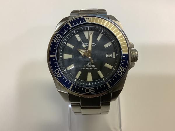 セイコーのプロスペックス サムライSRPB49K1のオーバーホールを行いました。