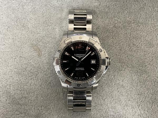 ロンジンのハイドロコンクエストL3.647.4のオーバーホールを行いました。