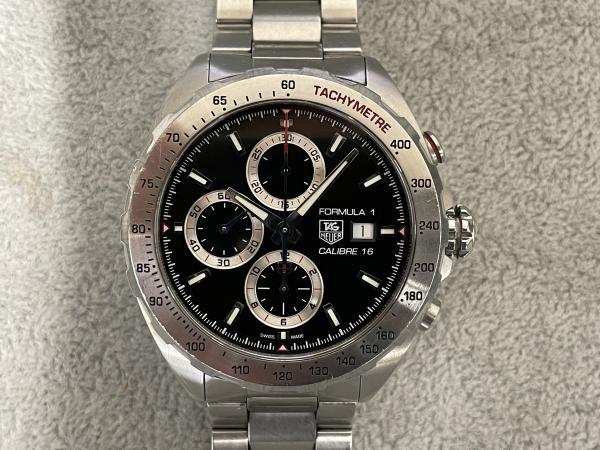 タグホイヤーのフォーミュラ1 CAZ2010-0のオーバーホールを行いました。(千葉県松戸市/K様)