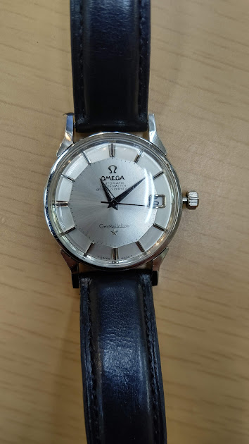 オメガのコンステレーション 12角 Ref.168.005のオーバーホールを行いました。