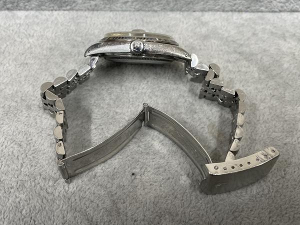 ロレックスのデイトジャストデイト16014のオーバーホールを行いました。