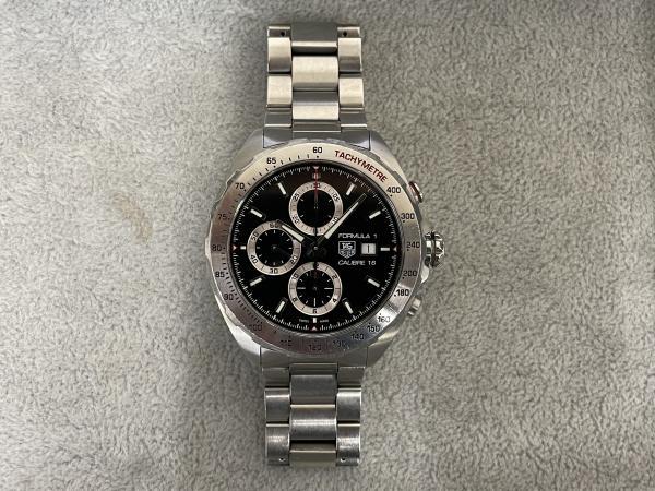 タグホイヤーのフォーミュラ1 CAZ2010-0のオーバーホールを行いました。