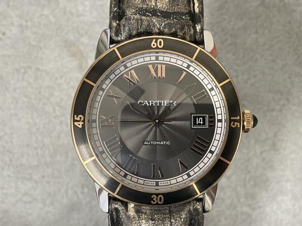 カルティエのロンド クロワジエールW2RN0005のオーバーホールを行いました。
