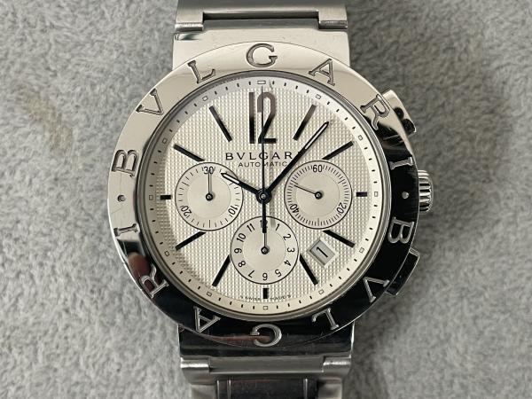 ブルガリのブルガリブルガリ クロノグラフBB42WSSDCHのオーバーホールを行いました。