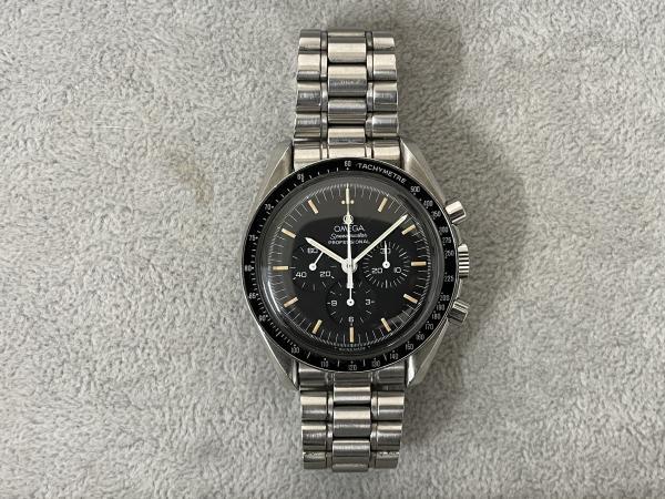オメガのスピードマスターef.3590.50のオーバーホールを行いました。