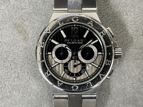 ブルガリのディアゴノ カリブロ303 DG42SCHのオーバーホールを行いました