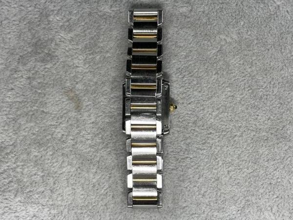 ルティエのタンクフランセーズSM W51007Q4のオーバーホールを行いました。