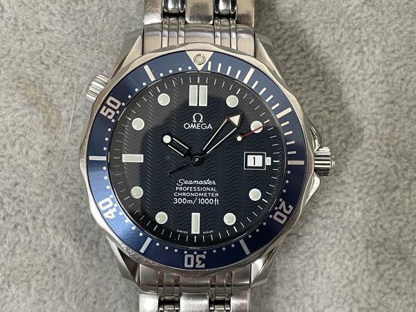 オメガのシーマスター300 プロフェッショナル ボーイズ Ref.2551.80のオーバーホールを行いました。