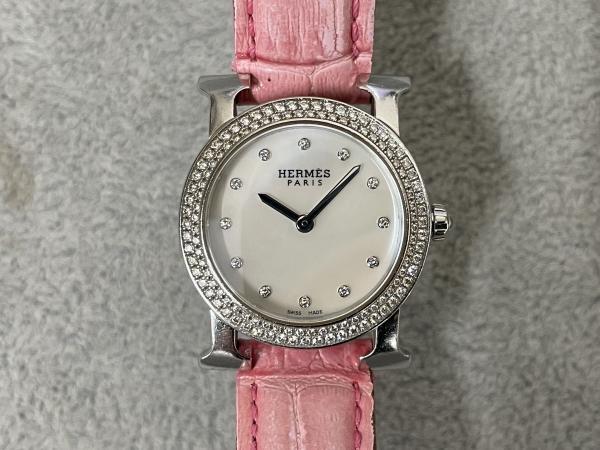エルメスのHウォッチHR1.230のオーバーホールを行いました。