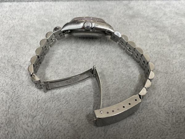 ロレックスのデイトジャスト79174のオーバーホールを行いました。