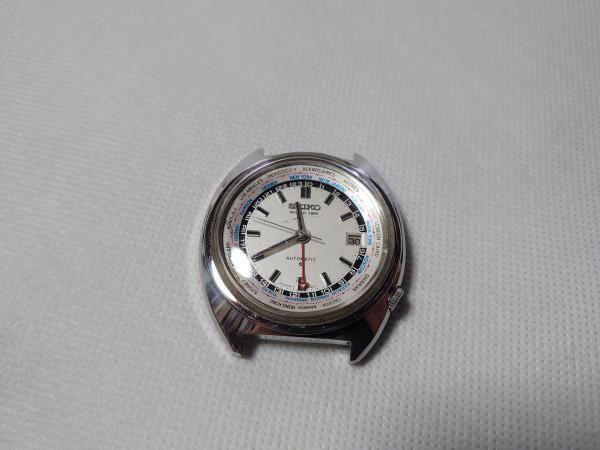 セイコーのワールドタイムRef.6117-6400 3rdモデルのオーバーホールを行いました。（熊本県熊本市/K様）